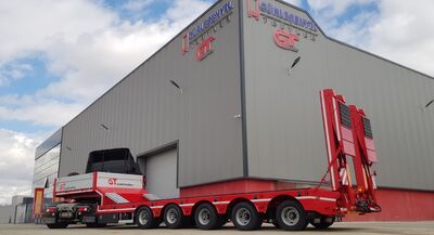 GT LOWBED SEMI TRAILERS which is knows also low loader and can carry heavy loads , excavators , construction machines, transformer, generator , cranes , caravans , army tanks and different kind of big machines. Lowbed Semi Trailers can be produced between 2 axles to 8 axles and loading capacity starting from 20 Tons to 180 Tons , rear or front loading Lowbed Trailers and platform as customer demand with different kind of specification according to demand. Self steering axles, hydraulic auto remote control axles, pool type chassis, Low bed Trailers hydraulic ramp, platform type chassis can be used in different kind of Low bed trailer